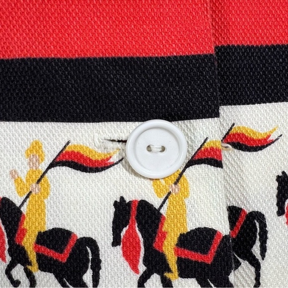 VINTAGE 1960’s Striped Equestrian Horse Micro Mini Dress/Tunic by Pamela Foster - Picture 7 of 9